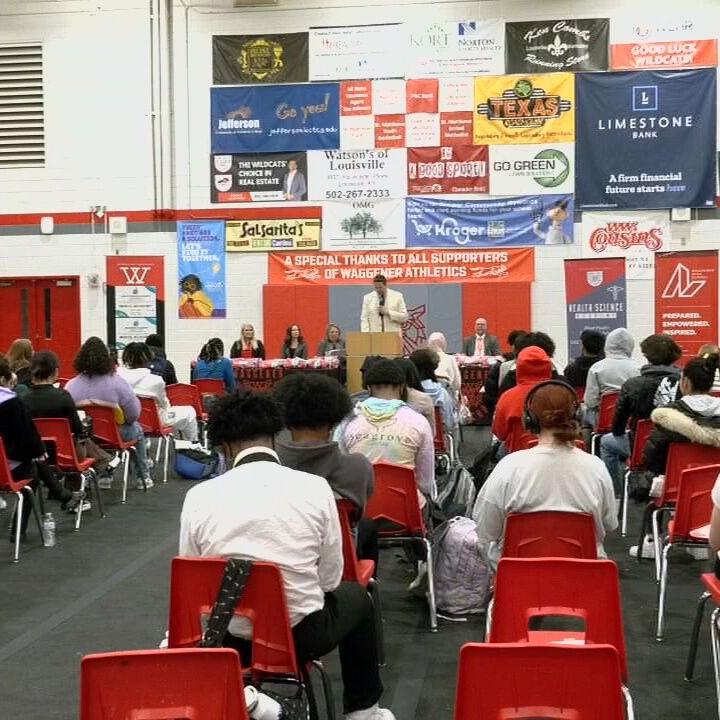 Waggener High School celebrates students pursuing jobs in the healthcare field